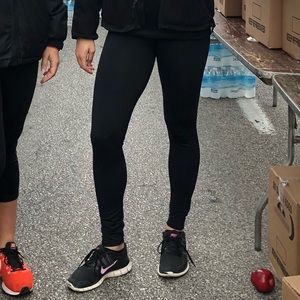 Fabletics black mid-rise cold weather leggings